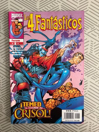 Cómics Mavel 4 Fantásticos Heroes Return