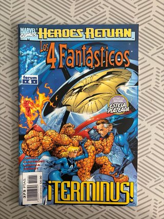 Cómics Mavel 4 Fantásticos Heroes Return