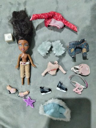 Conjunto Bratz con accessori e auto