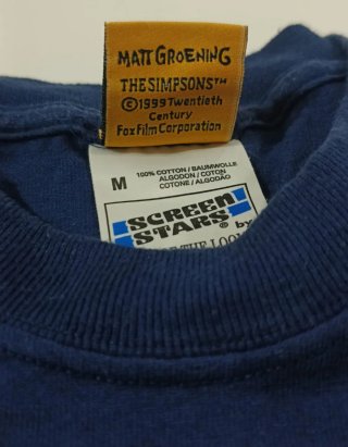 Maglietta Vintage Simpsons Tg. M - Homer Billiards
