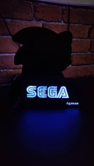 Lámpara Sonic Sega Retro Megadrive