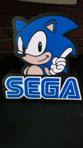 Lámpara Sonic Sega Retro Megadrive