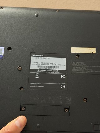 Portátil Toshiba i5