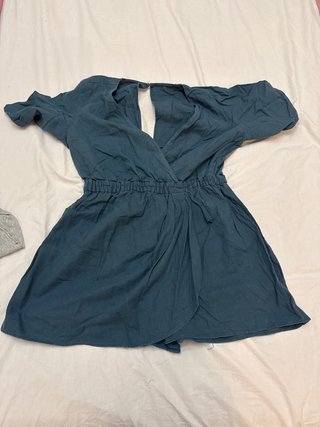 Mono azul corto