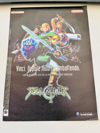 Locandina Soulcalibur II GameCube 2002