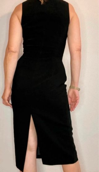 Vestido Mango Negro Talla M