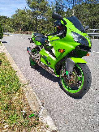 Kawasaki ZX-R Verde