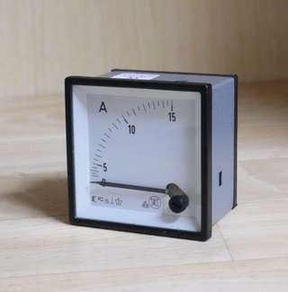 AMPERÍMETRO NUEVO DE 15A - MARCA SACI - TIPO EC4V