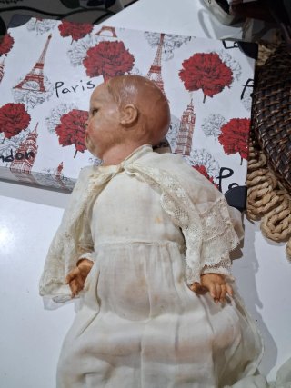Muñeco antiguo , fabricación alemana.