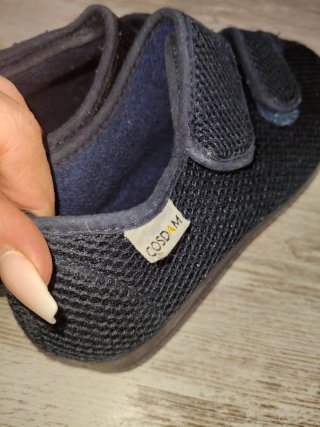 Zapatillas Biorelax Beige y Azul