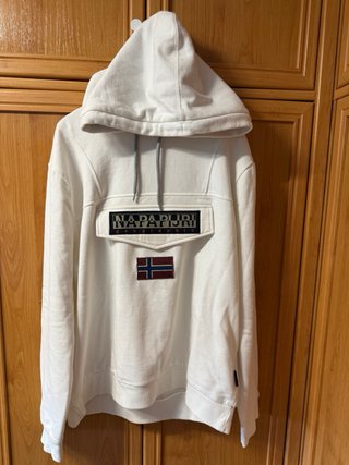Sudadera Napapijri Blanca Talla XL