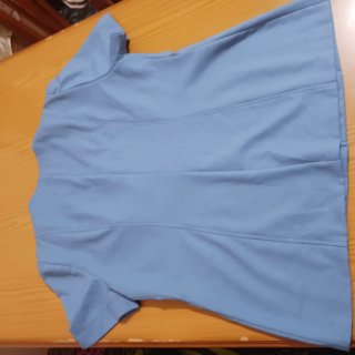 Camisa vintage mujer azul