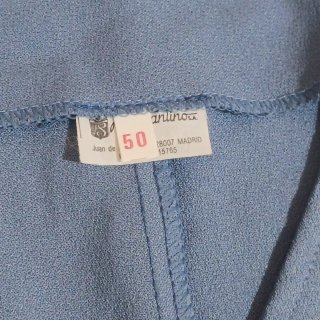 Camisa vintage mujer azul