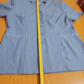 Camisa vintage mujer azul