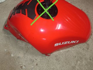 Depósito Gasolina Suzuki GSXF 750 Rojo