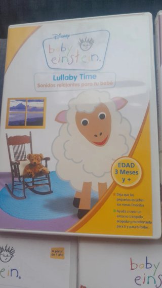 5 DVDs Baby Einstein para aprender inglés
