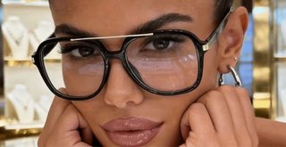 Gafas Only You Negras y Doradas