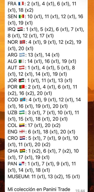 Cromos Mundial 2026