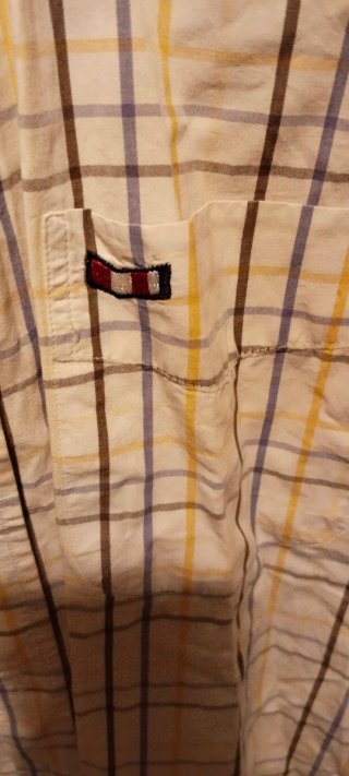 Camisa Dos Galgos Cuadros Vintage Talla XL