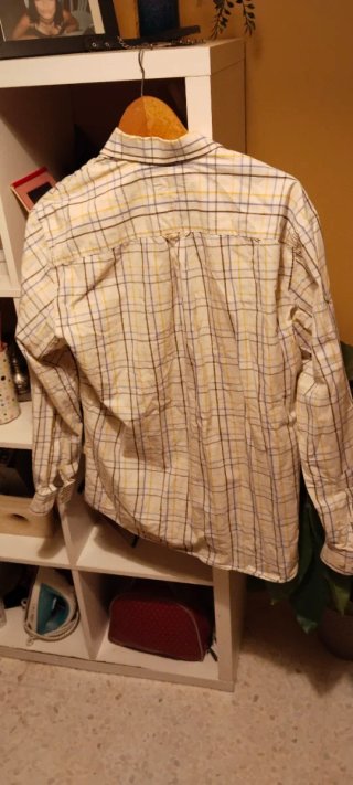 Camisa Dos Galgos Cuadros Vintage Talla XL
