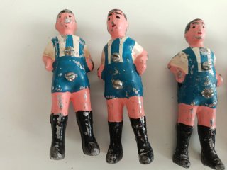 Lote 5 Figuras Futbolín RCD Espanyol