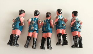 Lote 5 Figuras Futbolín RCD Espanyol