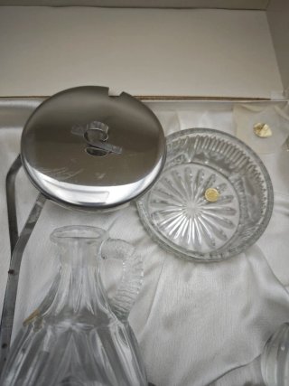 Set da condimento Cristallo al piombo/Bleikristall