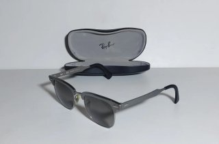 Ray-ban CLUBMASTER ALUMINUM plus lens Polarizadas