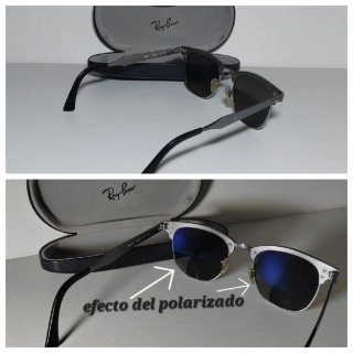 Ray-ban CLUBMASTER ALUMINUM plus lens Polarizadas