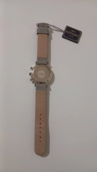 Orologio Anthony Cronografo Grigio Argento