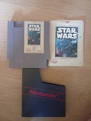 Star Wars NES Cartucho y Manual