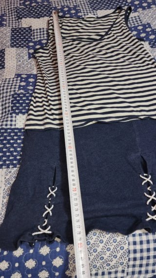 Mini abito estivo cotone righe