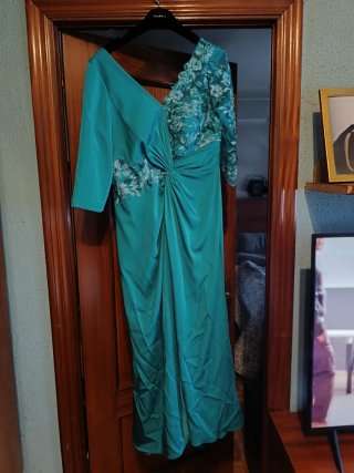 Vestido de Fiesta Marfil Barcelona