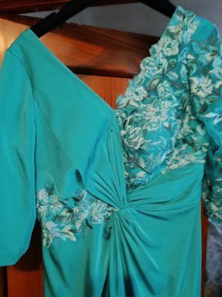 Vestido de Fiesta Marfil Barcelona