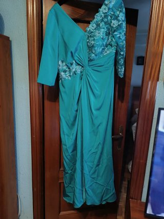 Vestido de Fiesta Marfil Barcelona