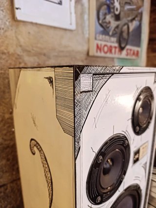 Tocadiscos, Altavoces y Amplificador Custom