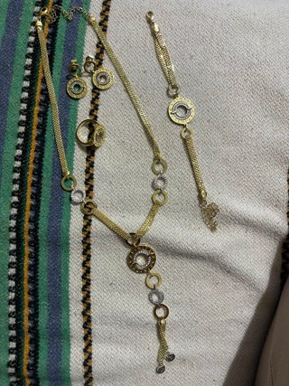Conjunto de Joyas: Collar, Pulsera, Anillo