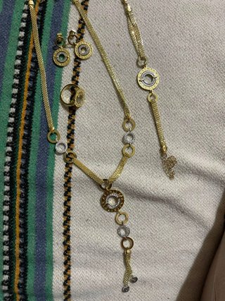 Conjunto de Joyas: Collar, Pulsera, Anillo