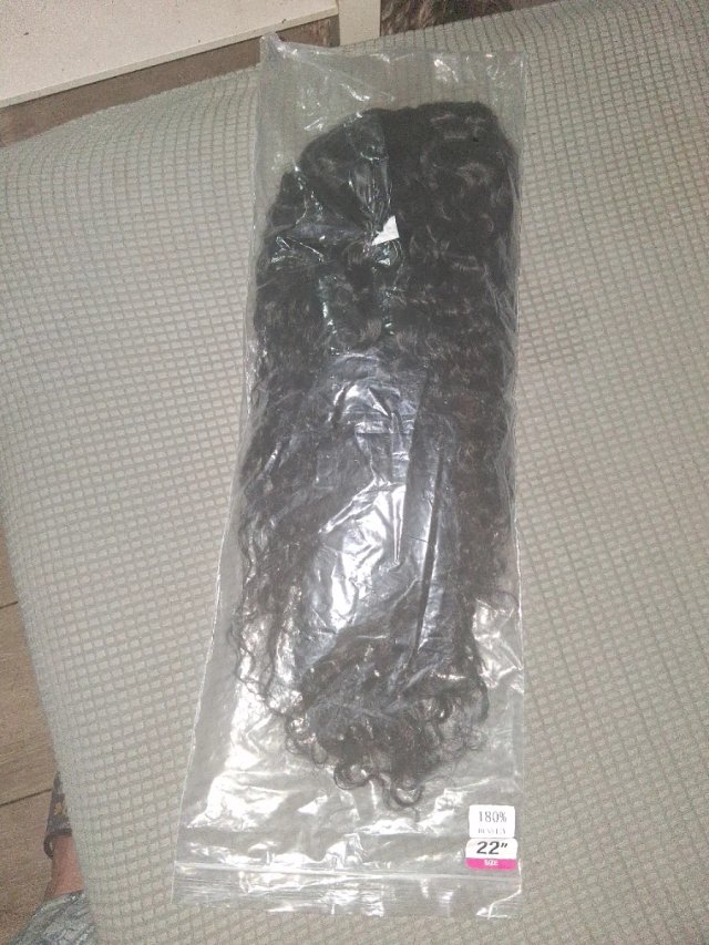 Peluca HANK para añadir  cabello humano rizado neg