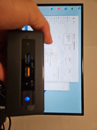 Mini PC Intel NUC i3 Potente Gris
