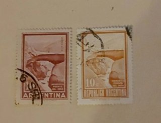 Lote 45 sellos antiguos de Argentina