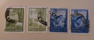 Lote 45 sellos antiguos de Argentina