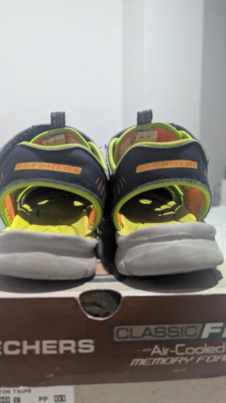 Sandali Skechers T36 per bambini blu/verde