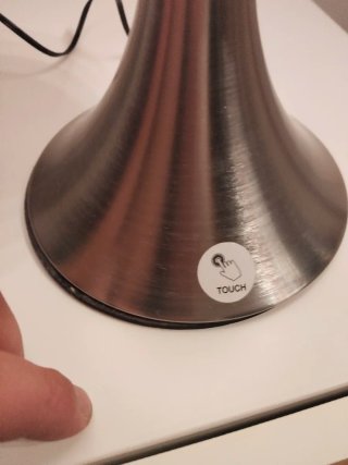 Lámpara de mesa táctil moderna