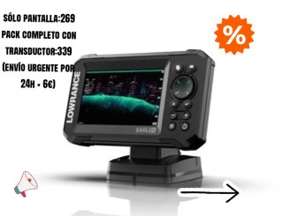 Sonda+GPS Lowrance Eagle 5 NUEVAS DE ESTRENO!!