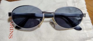 Gafas de sol ovaladas plateadas