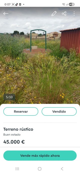 Se vende terreno con su documentación en regla