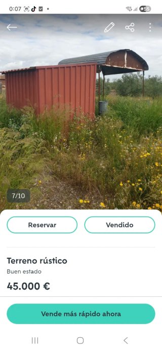 Se vende terreno con su documentación en regla
