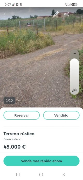 Se vende terreno con su documentación en regla