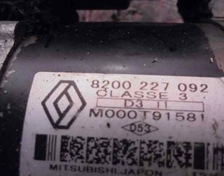 Motor arranque 8200227092 renault clio ii 1635952